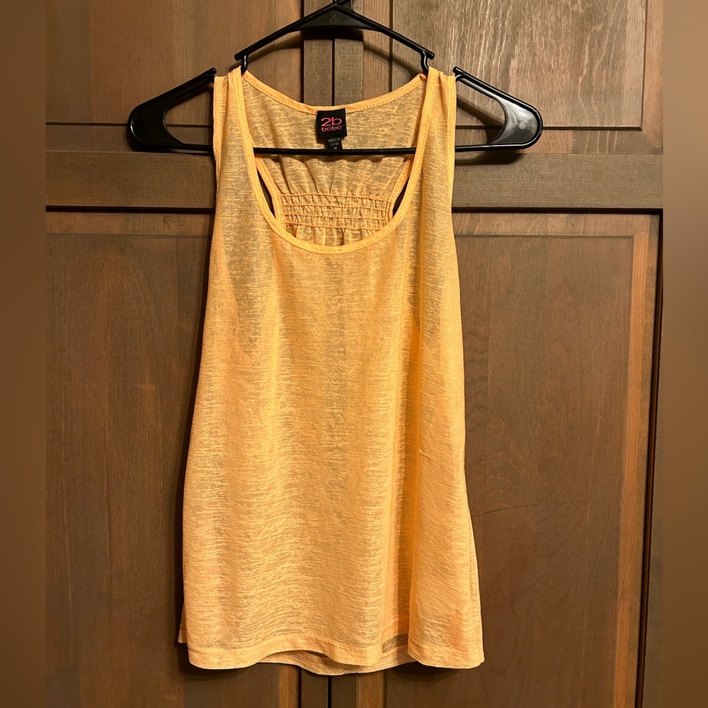 Women’s 2B sheer racerback tank top - size M